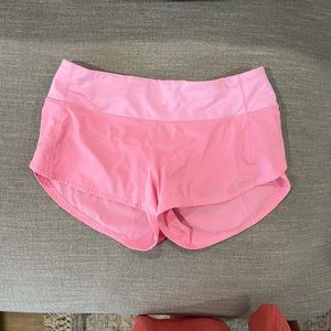Lululemon speed up short. 2.5 in size 4.